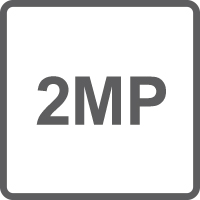 2MP 1080P FULL-HD resolution