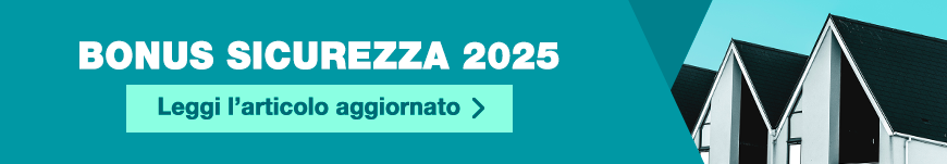 Bonus sicurezza 2025