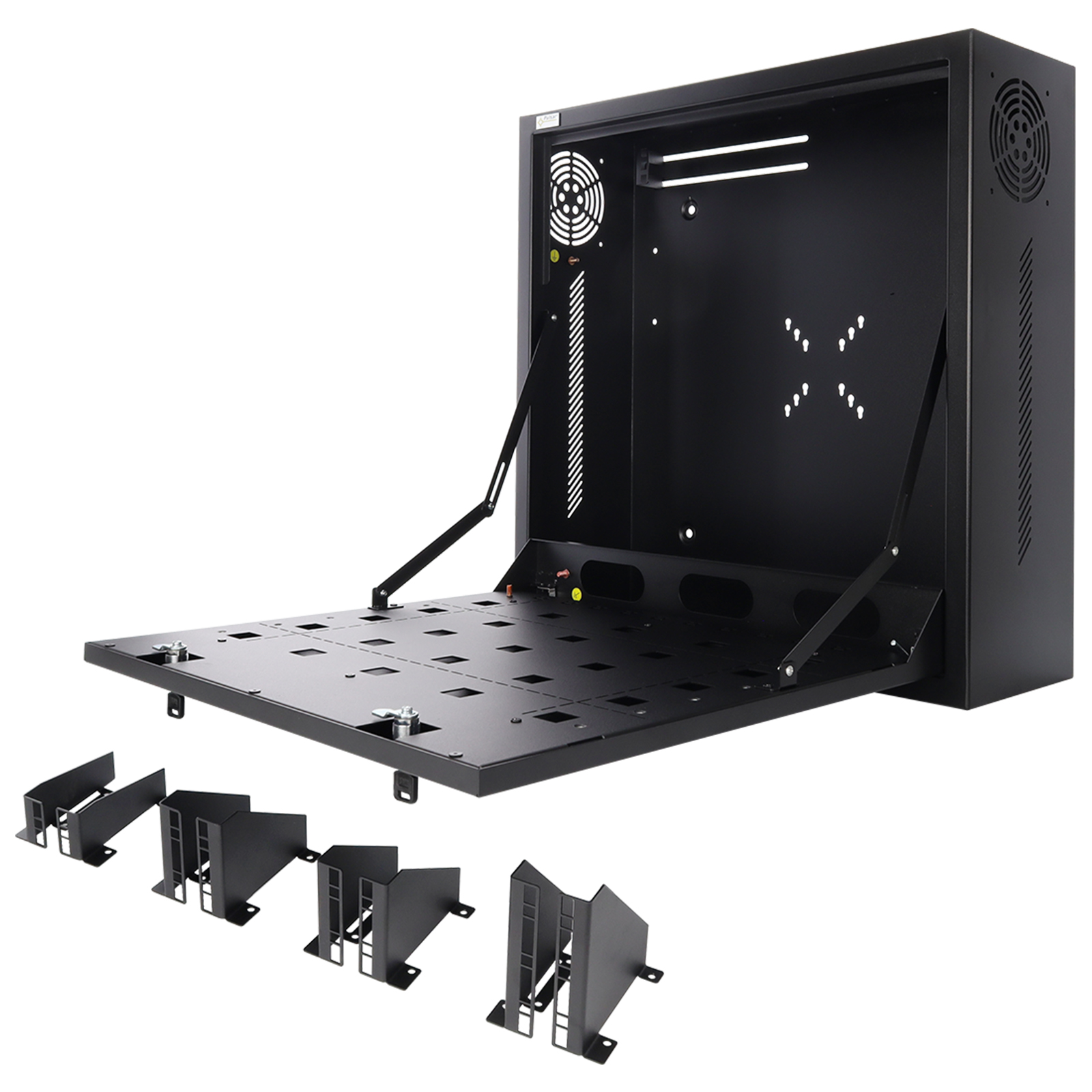 Contenitore metallico armadio box per dvr monitor rack 19