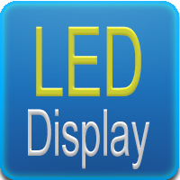 Backlit LED display