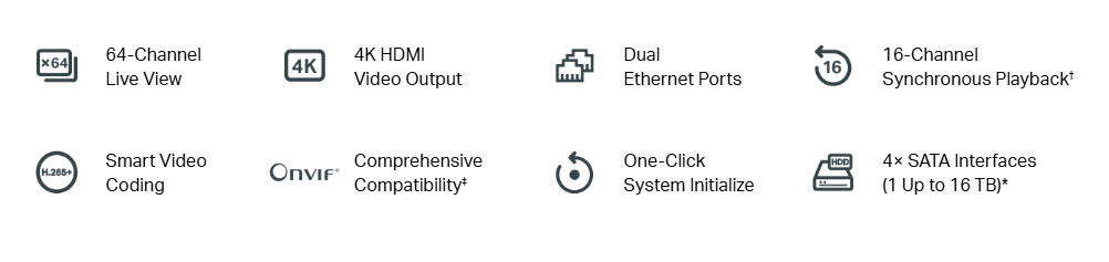 NVR4064H icons