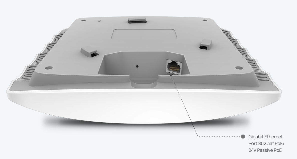 PoE support for easy installation