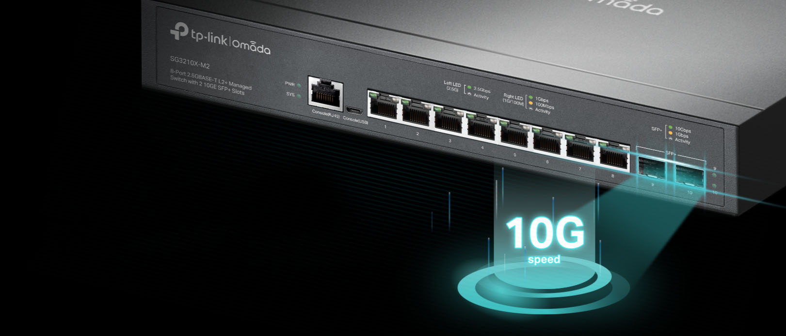 Enterprise Switch with 10G Uplink SG3210X-M2